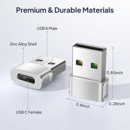 for Iphone 17 Air 16 Pro Max Car Charger Adapter 3Pack,Usb Male to USB Type C Female Cable Converter for New Apple 16E 15 14 Plus,Iwatch 11 10,Airpods 4/Pro 3,Ipad Mini 7,Samsung Galaxy S25