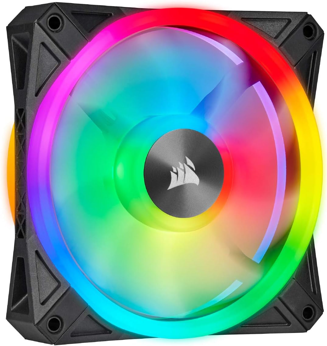 QL Series, Ql120 RGB, 120Mm RGB LED Fan, Single Pack - Black