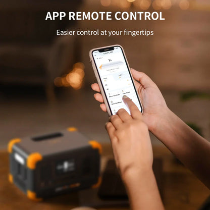 Pecron E300LFP Portable Power Station 600W 288Wh LiFePO4 Battery Solar Generator Power Bank Fast Charging for Home , RV, Camping