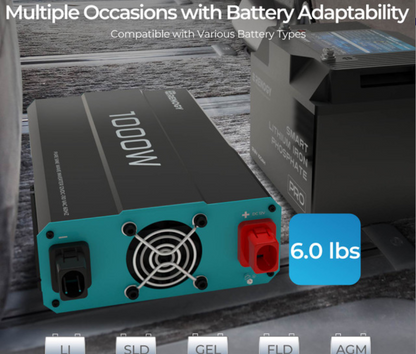 1000W 12V Pure Sine Wave Inverter (New Edition)