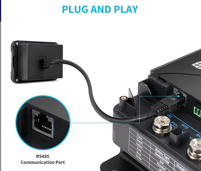 Monitoring Screen for DC-DC MPPT Battery Charger Series
