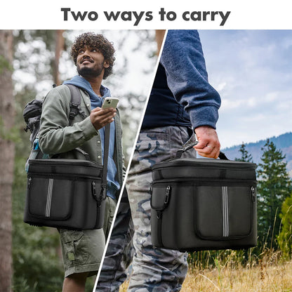 Portable Power Station Bag Waterproof Protective Case with Shoulder Strap & Handle for Ecoflow River 2 Pro & Ecoflow River 2 Max